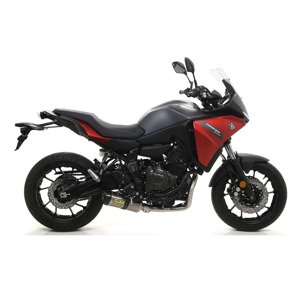 Terminale di Scarico Arrow Thunder Titanio con fondello carby Yamaha MT-07 (14-20) / TRACER 700 (16-19) / TRACER 7 (20-24)