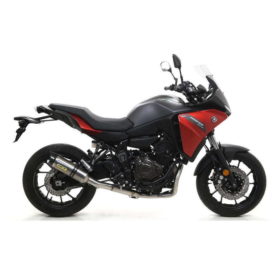 Terminale di Scarico Arrow Thunder Titanio con fondello carby Yamaha MT-07 (14-20) / TRACER 700 (16-19) / TRACER 7 (20-24)