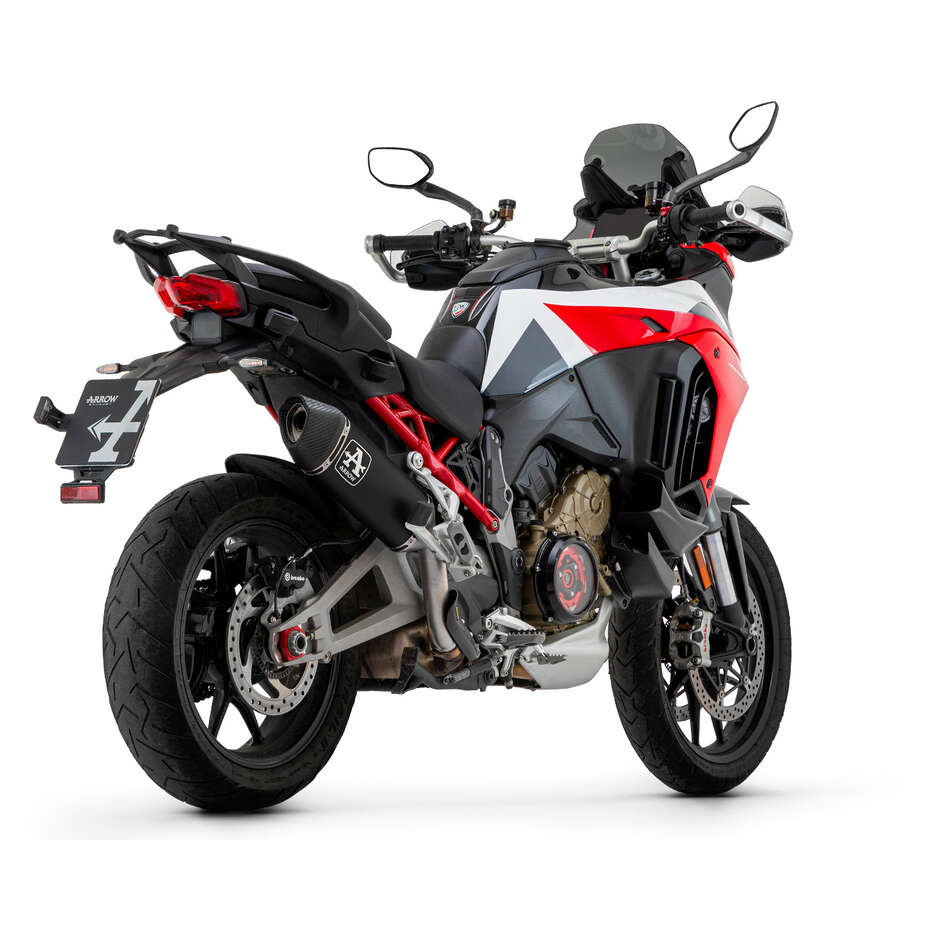 Terminale di Scarico Arrow Veloce in titanio Dark Per Ducati Multistrada V4 1100 (21-24)