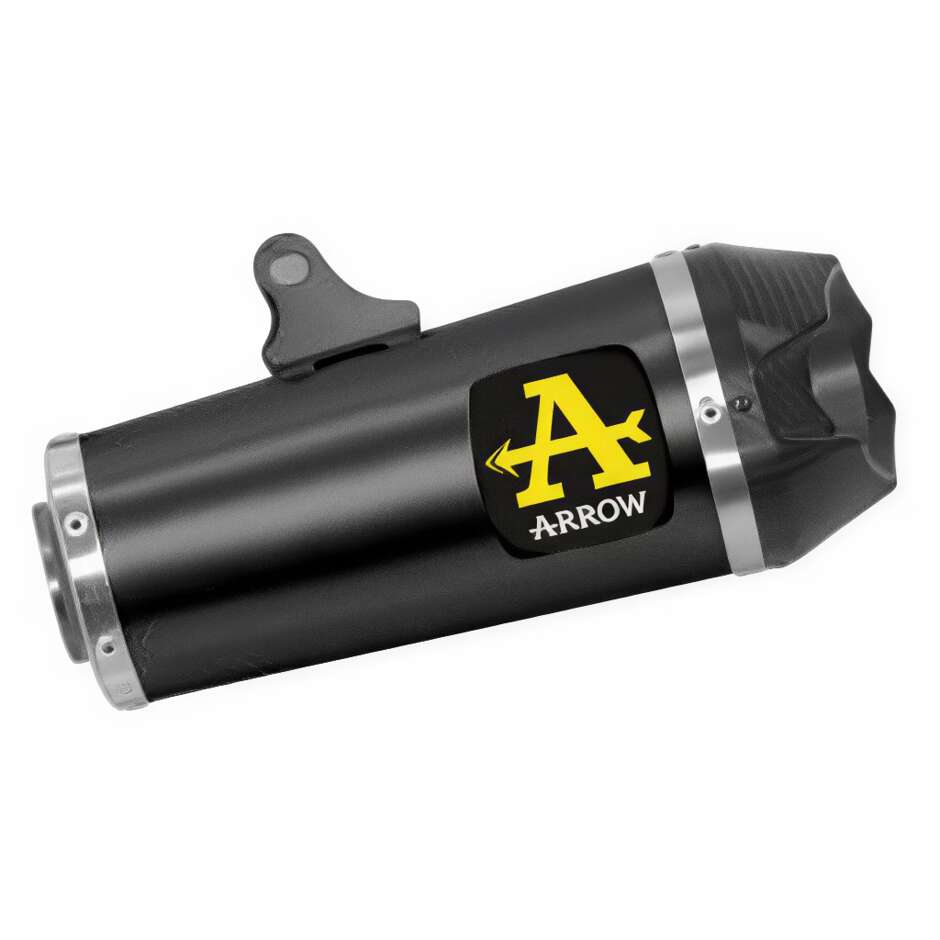 Terminale di Scarico Arrow Works nichrom Dark con fondello carby Per Yamaha MT-09 (21-23)