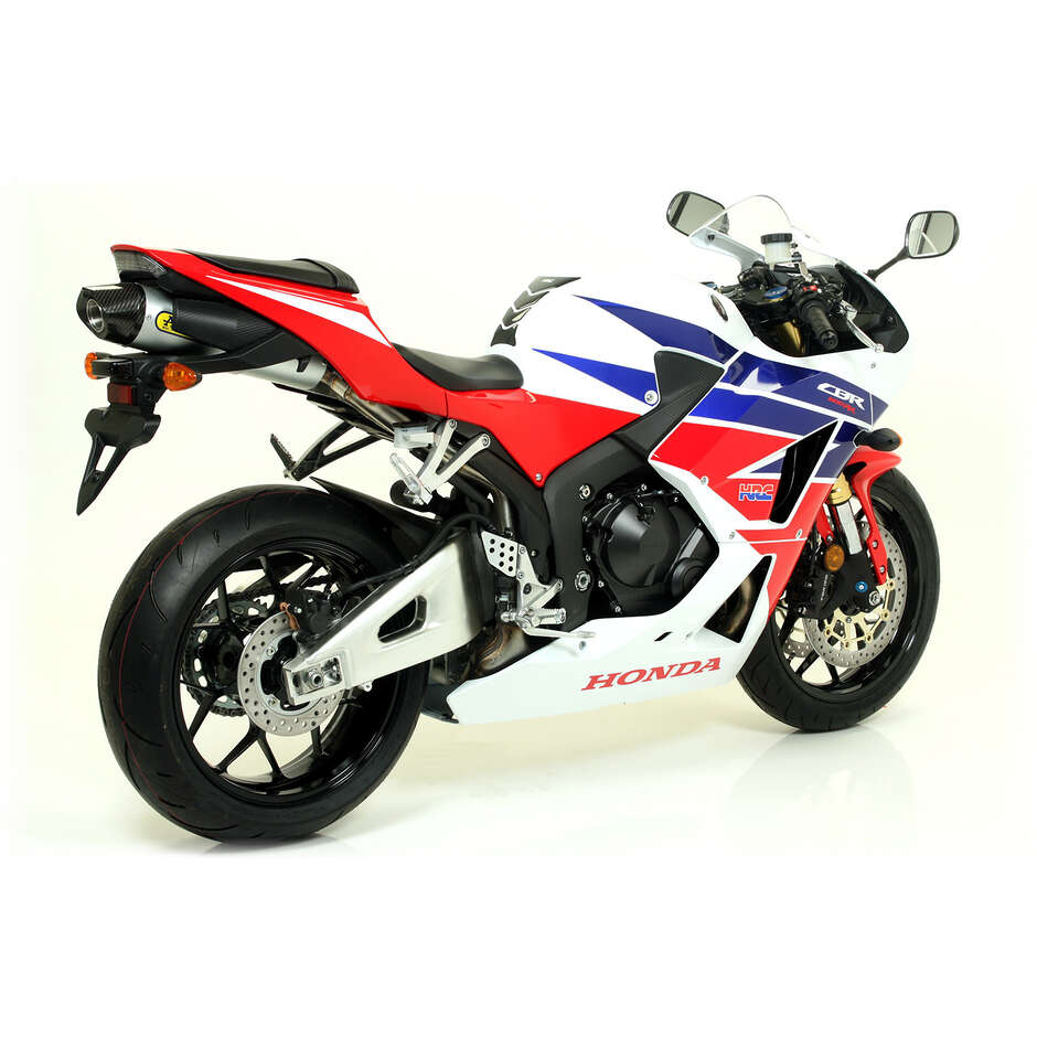 Terminale di Scarico Indy Race alluminio con fondello carby Per Honda CBR 600 RR (13-16)