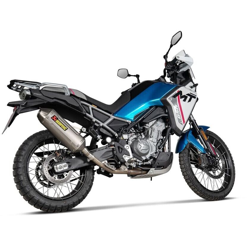 Terminale di Scarico Slip-On Akrapovic S-CF4SO2-HFTT Per CF MOTO MT 450 ABS (24-26)