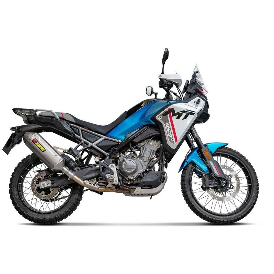 Terminale di Scarico Slip-On Akrapovic S-CF4SO2-HFTT Per CF MOTO MT 450 ABS (24-26)