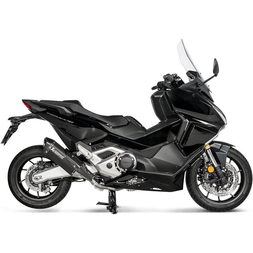 Terminale di Scarico Slip-On Akrapovic S-H7SO4-HRTBL/1 Per HONDA Forza 750 (21-26); X-ADV 750 (17-26)