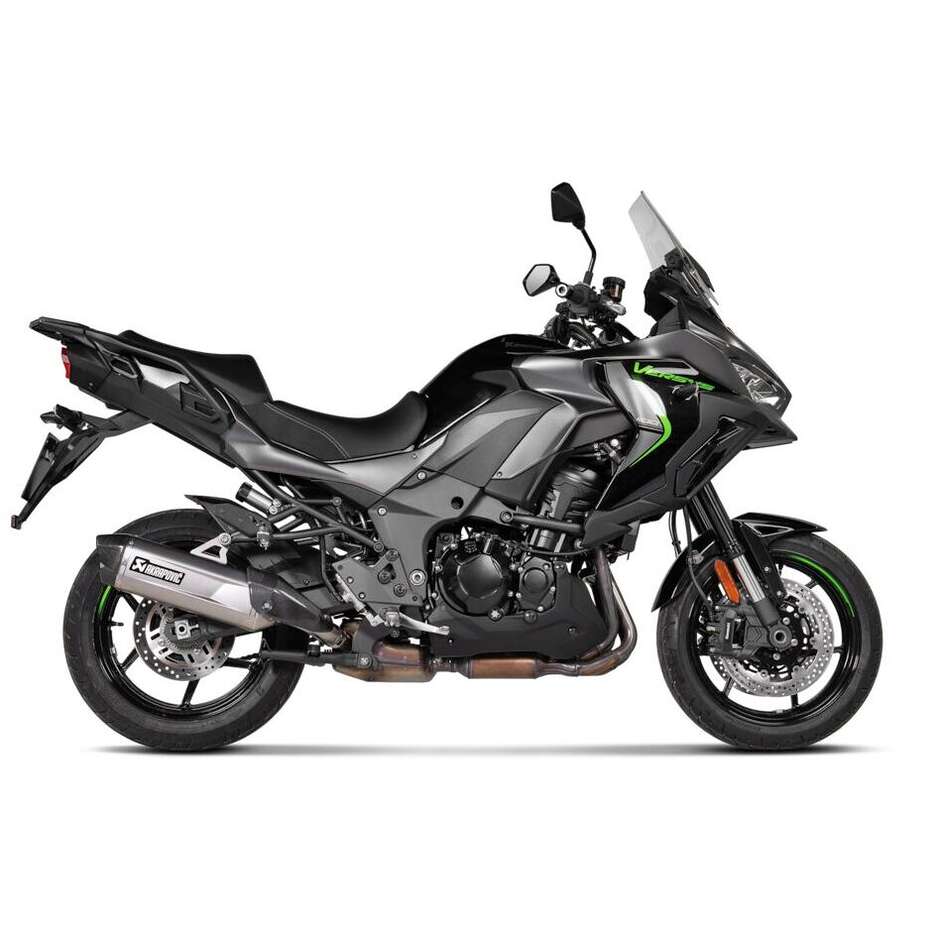 Terminale di Scarico Slip-On Akrapovic S-K11SO1-HGJT Per KAWASAKI KLZ 1100 ABS Versys (25-26)