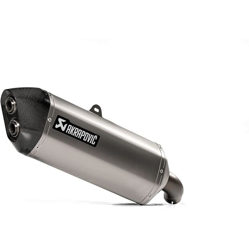 Terminale di Scarico Slip-On Akrapovic S-S10SO18-HAFT Per SUZUKI V-Strom (14-20); V-Strom (20-25)