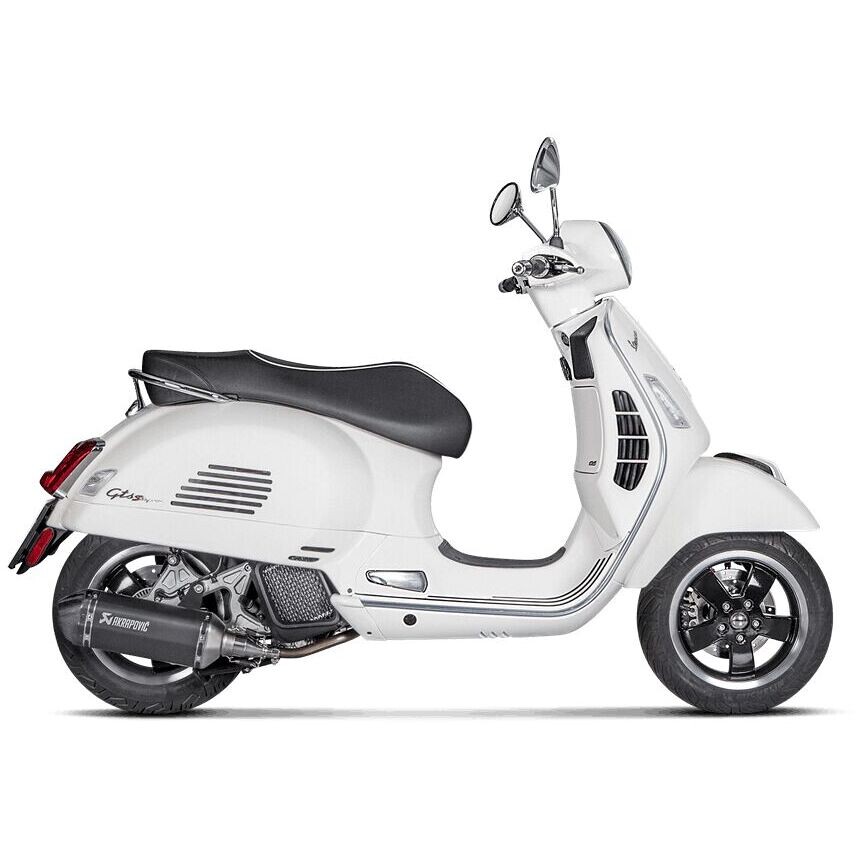 Terminale di Scarico Slip-On Akrapovic S-VE125SO2-HZBL Per PIAGGIO Vespa GTS 125 (21-24)