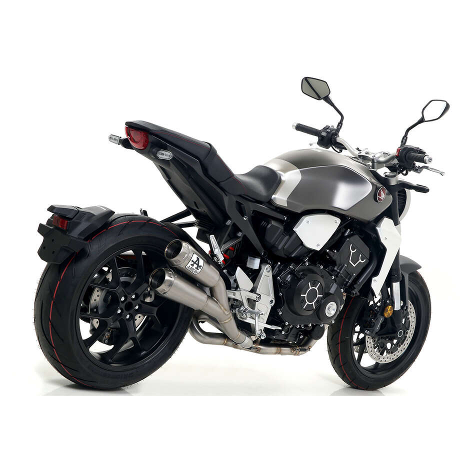 Terminale Scarico Arrow Pro-Race Titanio Fondello Titanio Per Honda CB 1000 R (18-19)