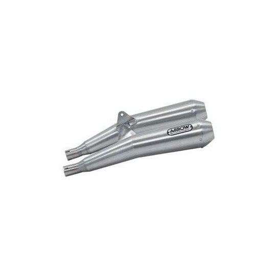 Terminali Pro-Racing nichrom (Dx+Sx) Per Triumph THRUX taglia un