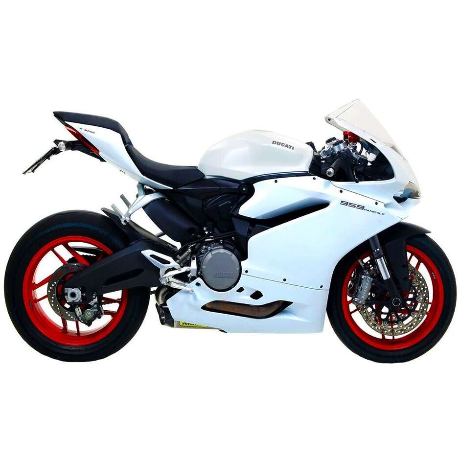 Terminali Arrow Racing Works Titanio (Dx+Sx) Fondello Carby Ducati Panigale 959 2016-2019