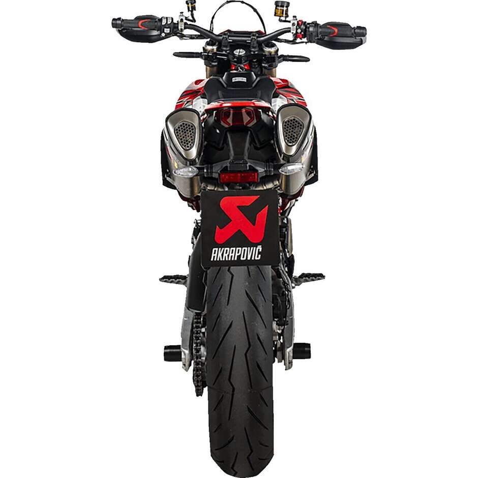 Terminali di Scarico Slip-On Akrapovic S-D6SO2-HAPLT Per DUCATI Hypermotard 698 Mono / RVE (24-26)