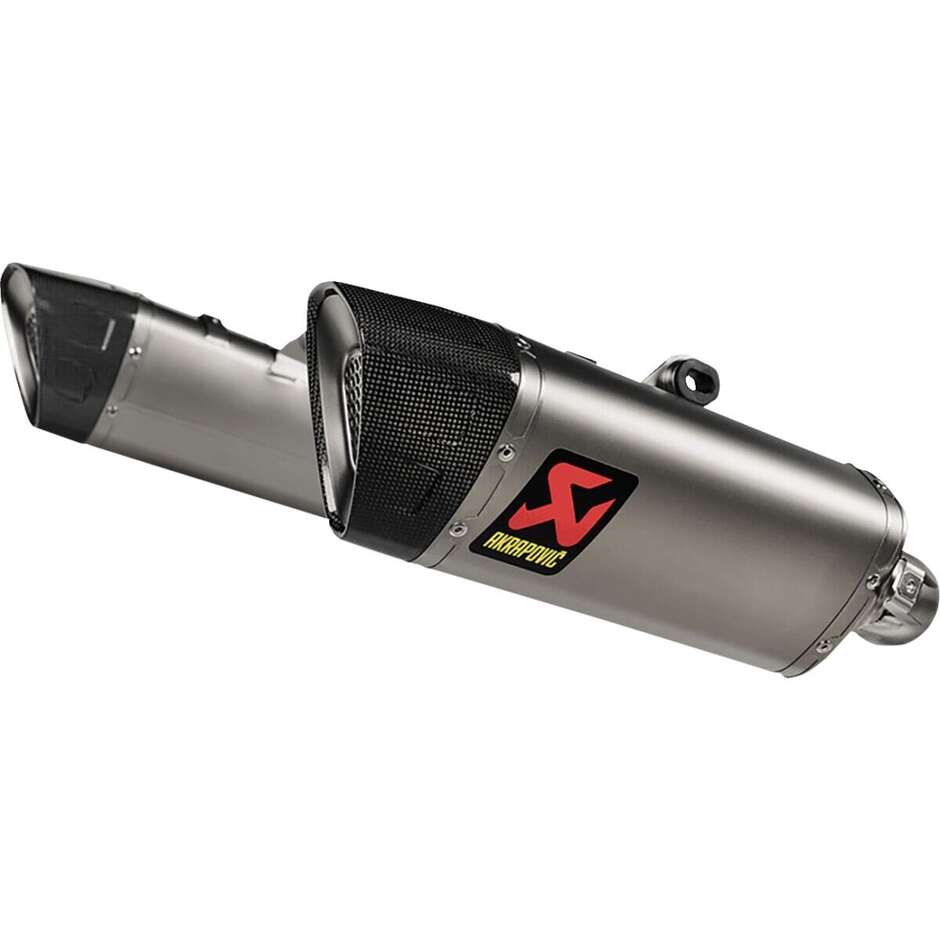 Terminali di Scarico Slip-On Akrapovic S-D6SO2-HAPLT Per DUCATI Hypermotard 698 Mono / RVE (24-26)