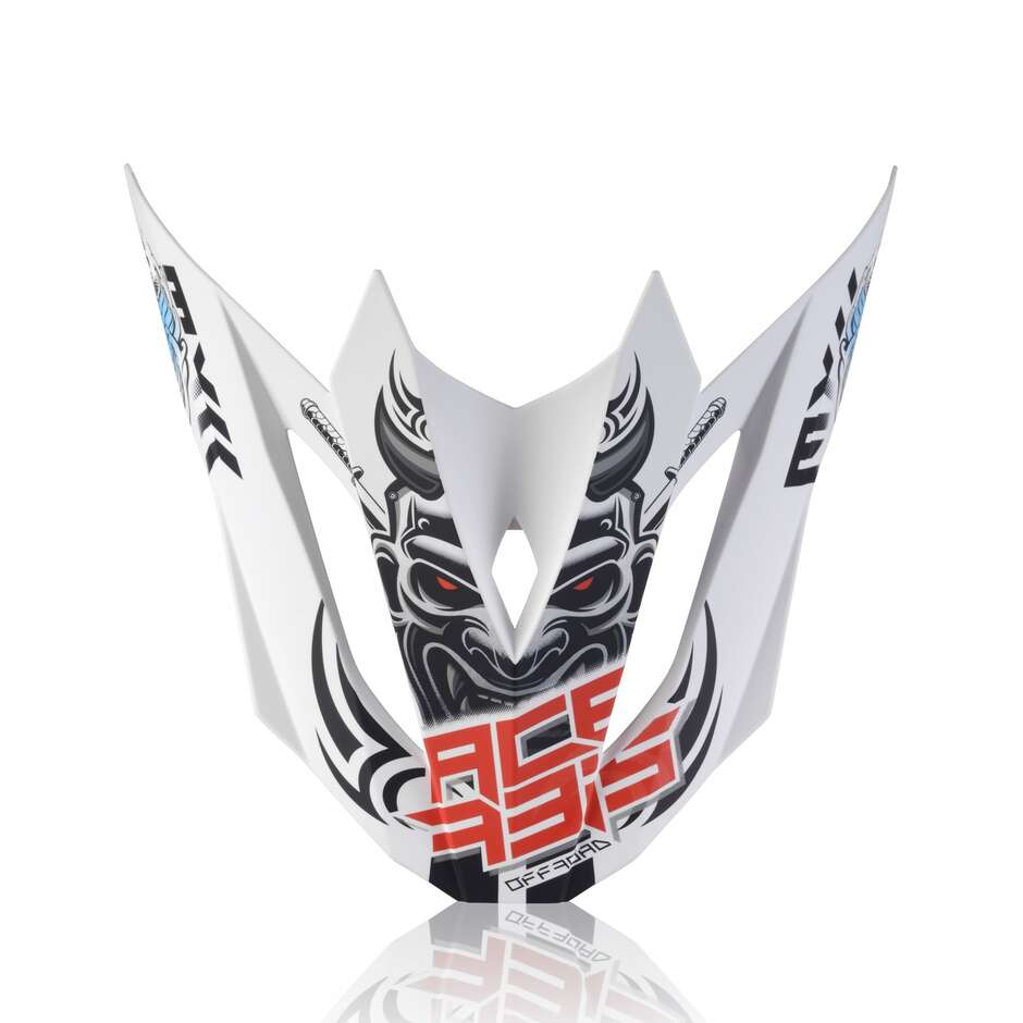 Tesina Acerbis per Casco PROFILE 4 Bianco Blu Rosso