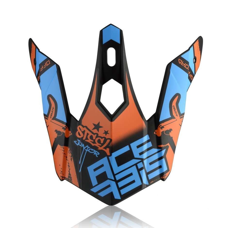 Tesina Acerbis per Casco STEEL JUNIOR Blu Rosso