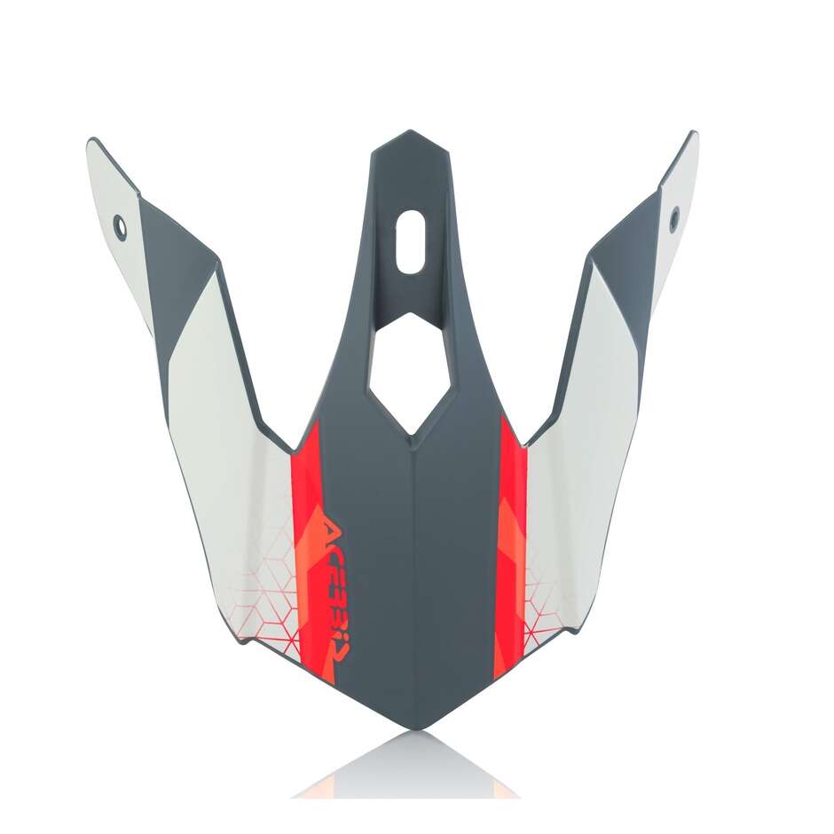 Tesina Acerbis per Casco STEEL JUNIOR Rosso Grigio