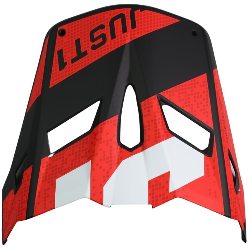 Tesina Just1 per Casco J22 Adrenaline Rosso Carbonio