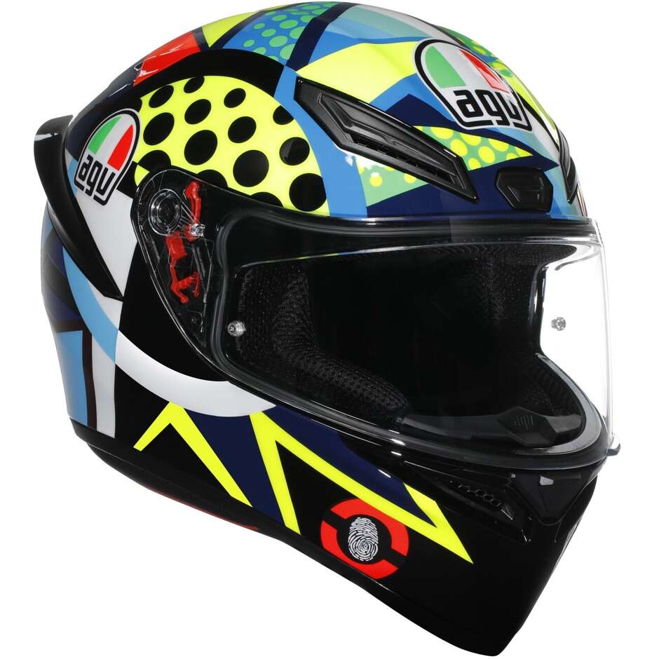 Test hivernal 2020 du casque intégral de moto AGV K1 S ROSSI
