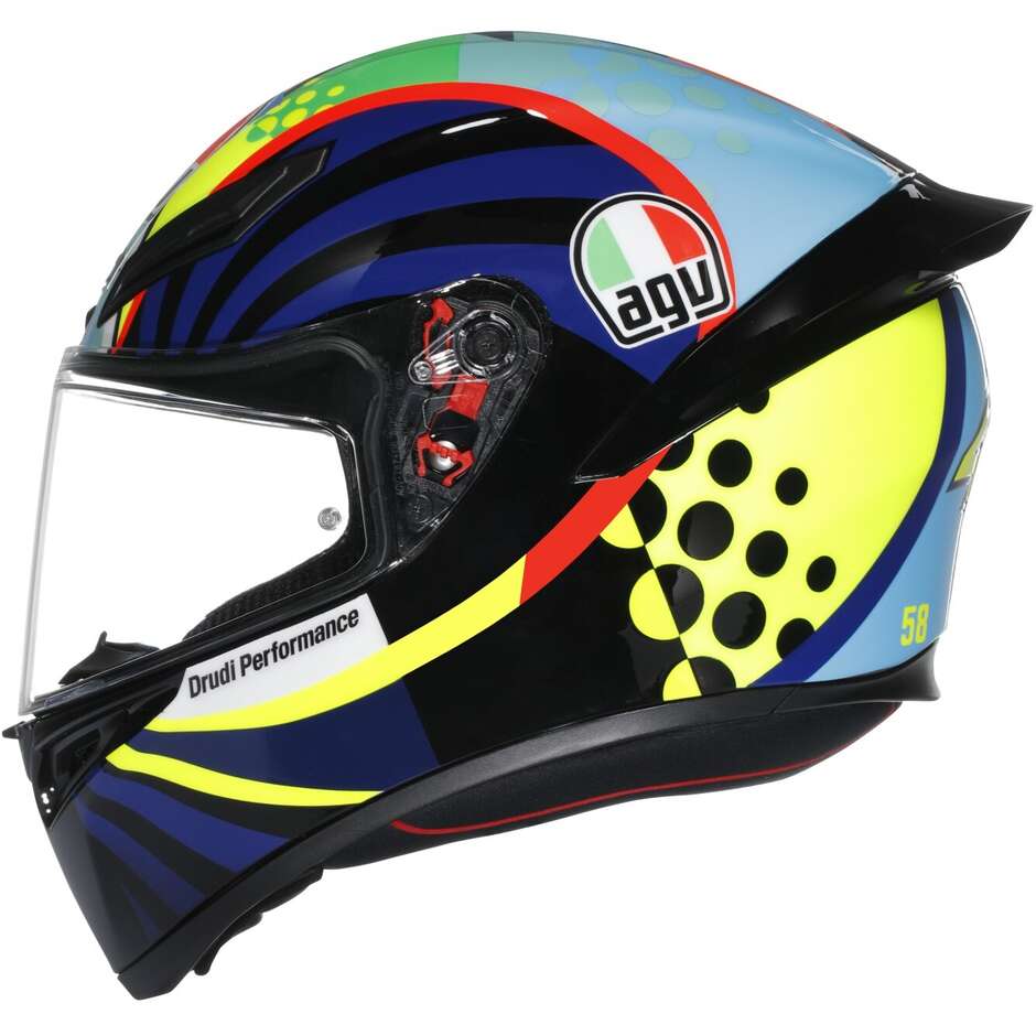 Test hivernal 2020 du casque intégral de moto AGV K1 S ROSSI
