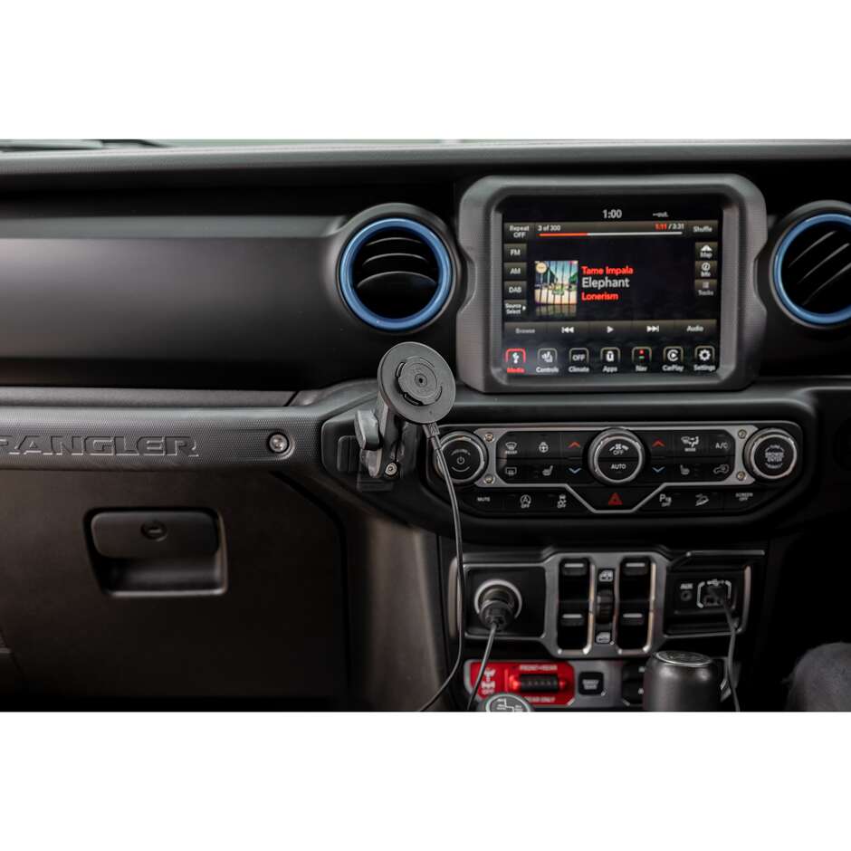 Testa Caricabatterie Quad Lock QLH-WCH-2 Wireless Auto/Scrivania