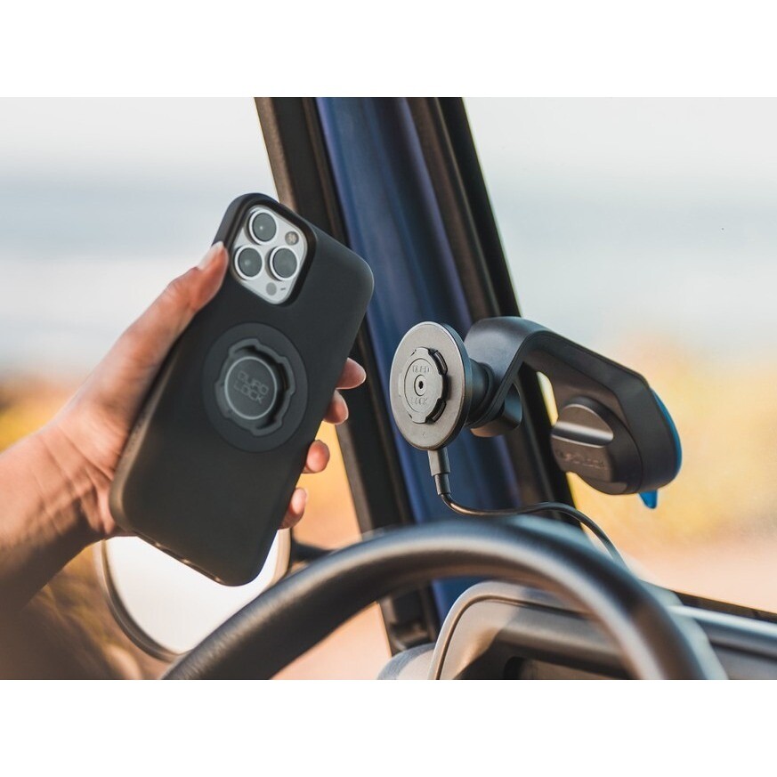 Testa Caricabatterie Quad Lock QLH-WCH-2 Wireless Auto/Scrivania