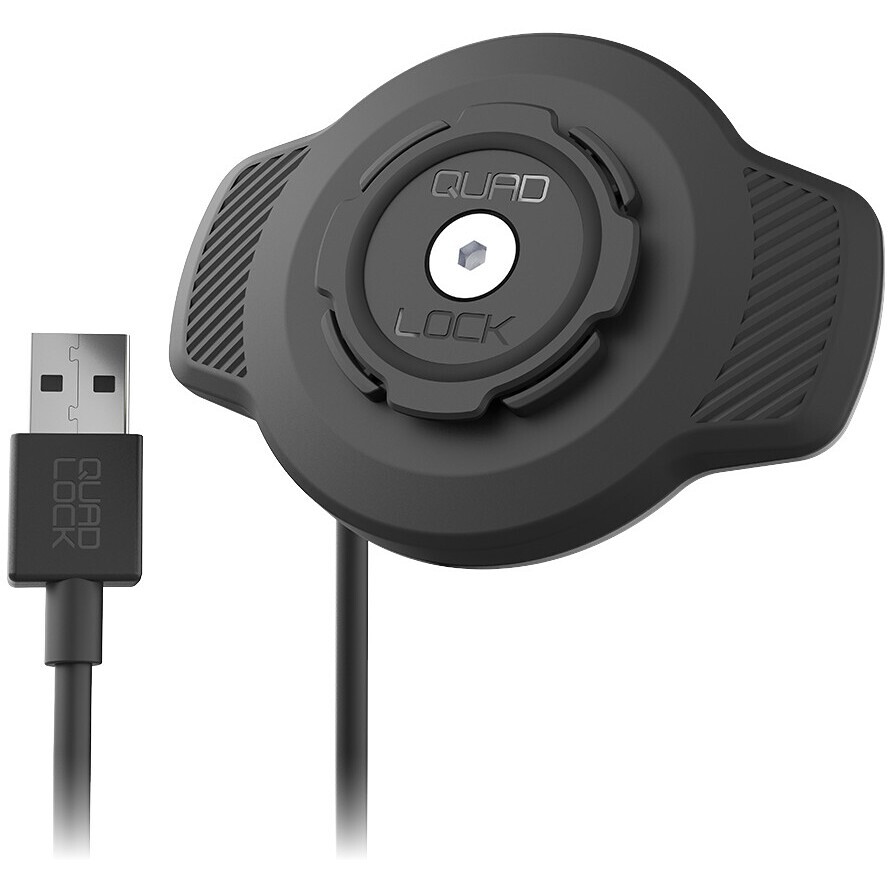 Testa Caricabatterie Quad Lock QLH-WP-WCH Wireless Usb Waterproof