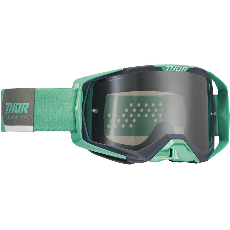 Thor Activate Green Water Petrol Cross Enduro Motorcycle Goggles