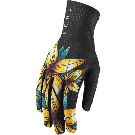 Thor AGILE Floral Cross Enduro Motorcycle Gloves