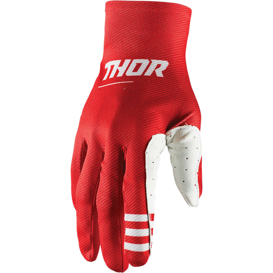 Thor AGILE Plus Red Cross Enduro Motorcycle Gloves