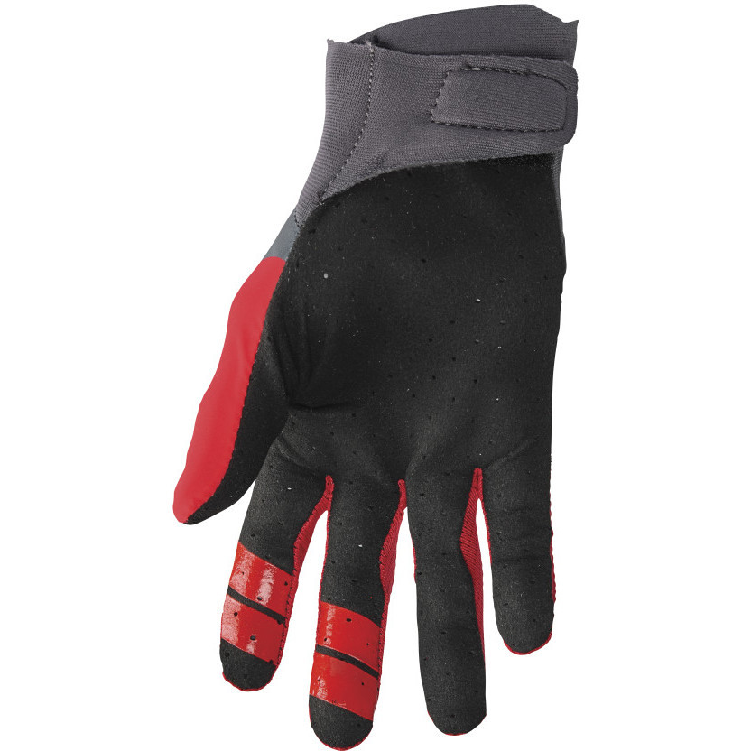 Thor AGILE RIVAL Cross Enduro Motorcycle Gloves Petrol Red
