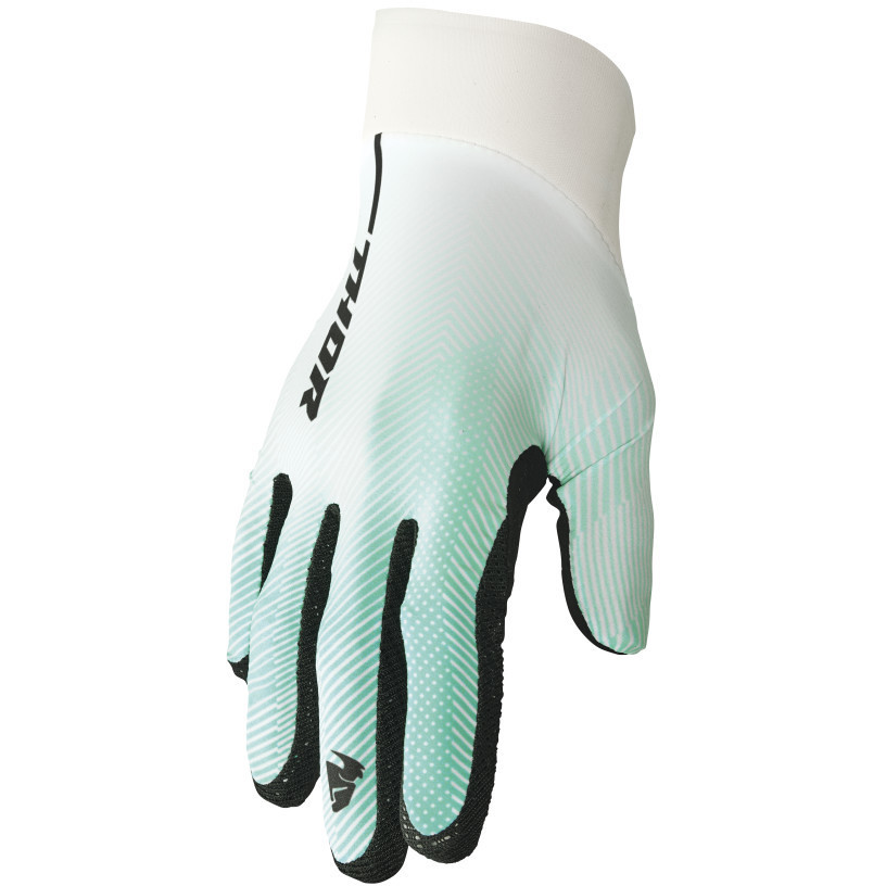 Thor AGILE Tech White Blue Cross Enduro Motorcycle Gloves