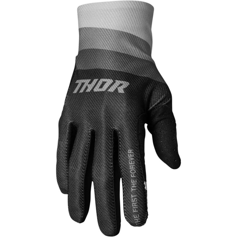 Thor ASSIST REACT Cross Enduro Motorcycle Gloves Black Gray