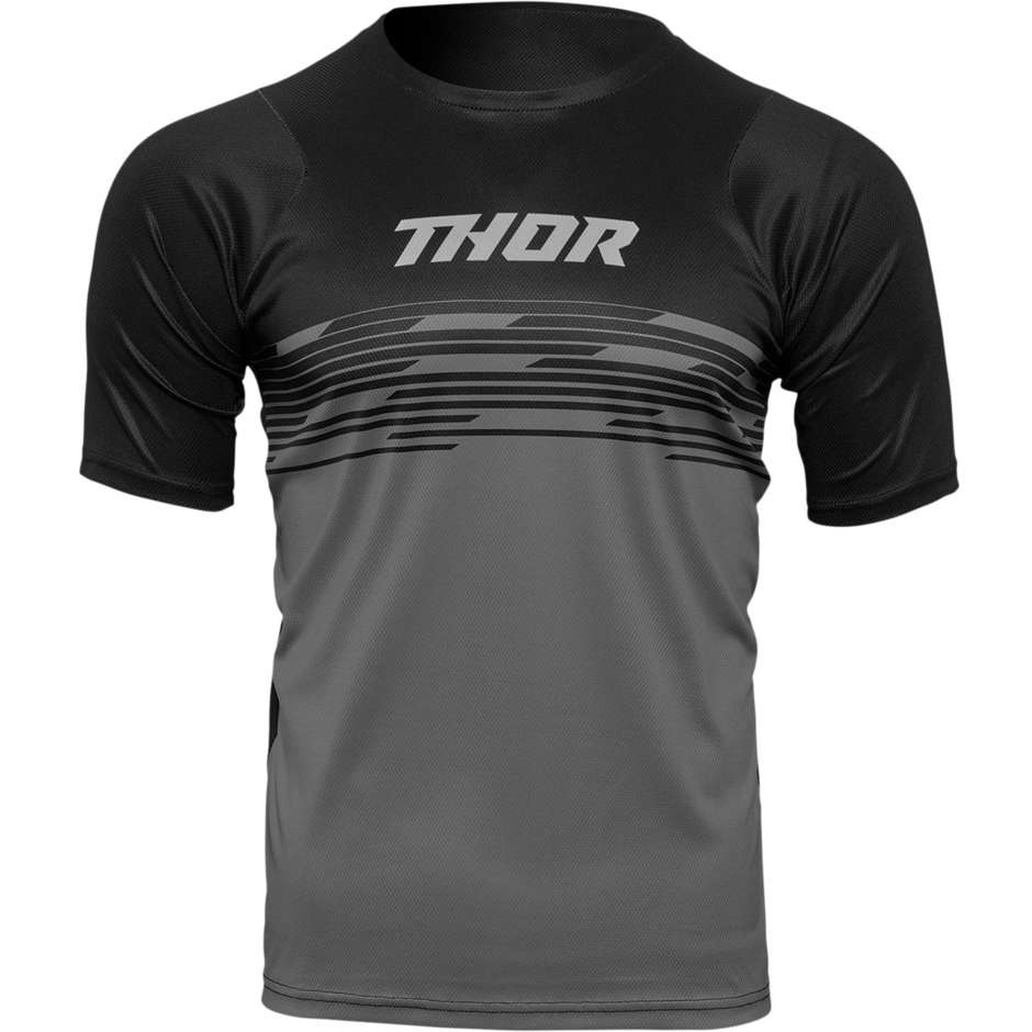 THOR ASSIST SHIVER Cross Enduro Motorcycle Jersey Black Gray