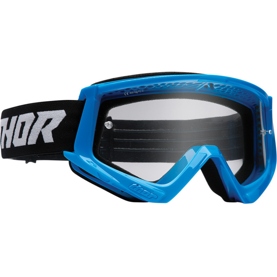 Thor COMBAT RACER Blau Schwarz Moto Cross Enduro Maskenbrille