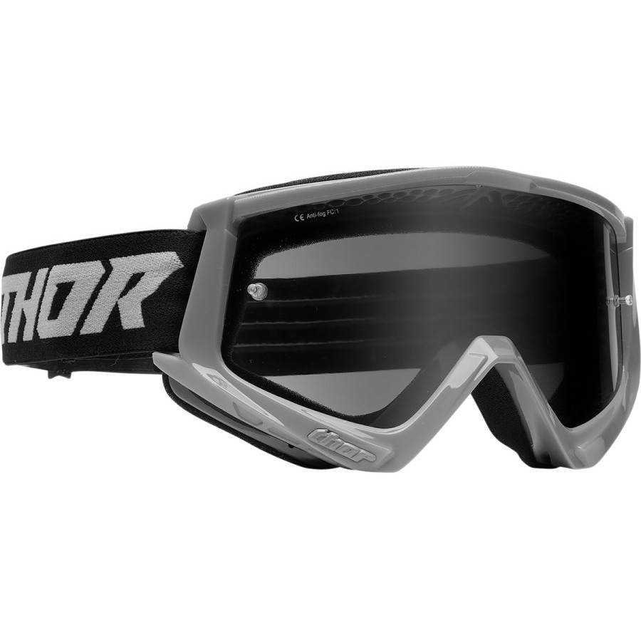 Thor COMBAT RACER SAND Gray Cross Enduro Motorcycle Mask Goggles