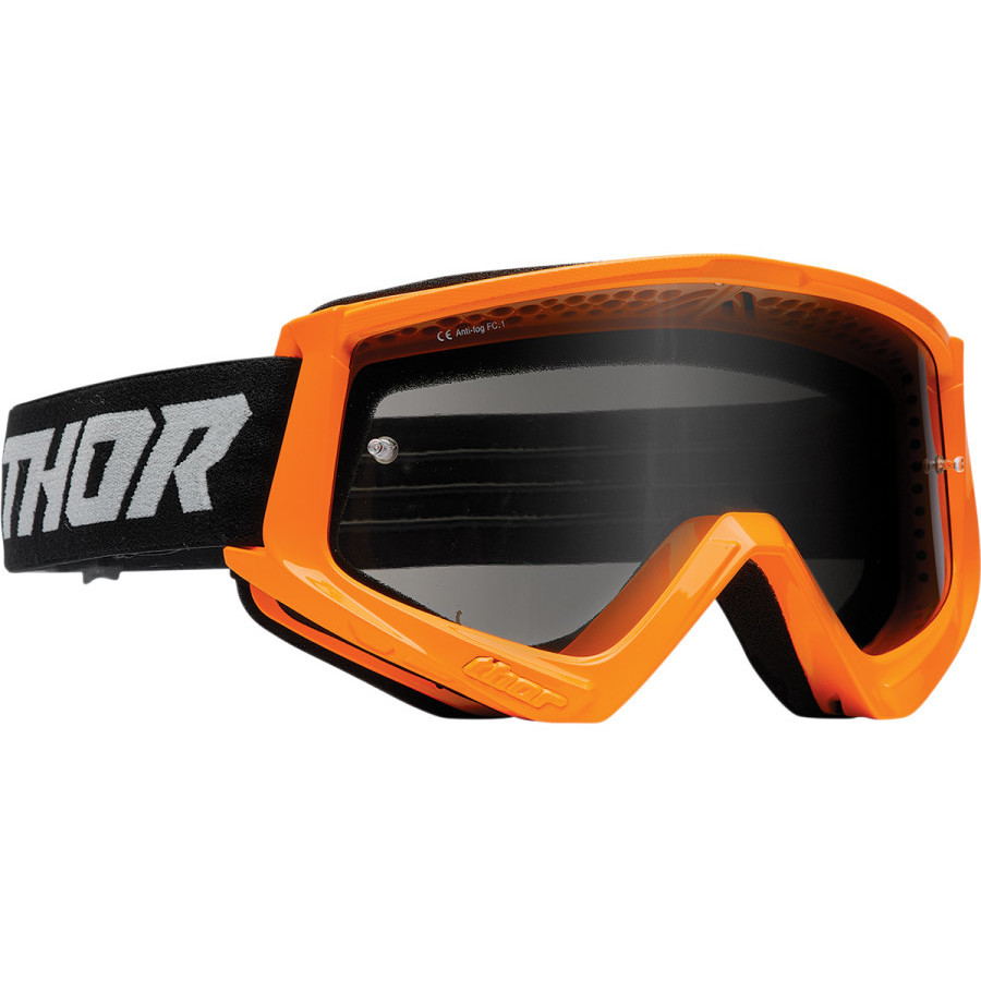 Thor COMBAT RACER SAND Orange Fluo Cross Enduro Motorrad-Maskenbrille