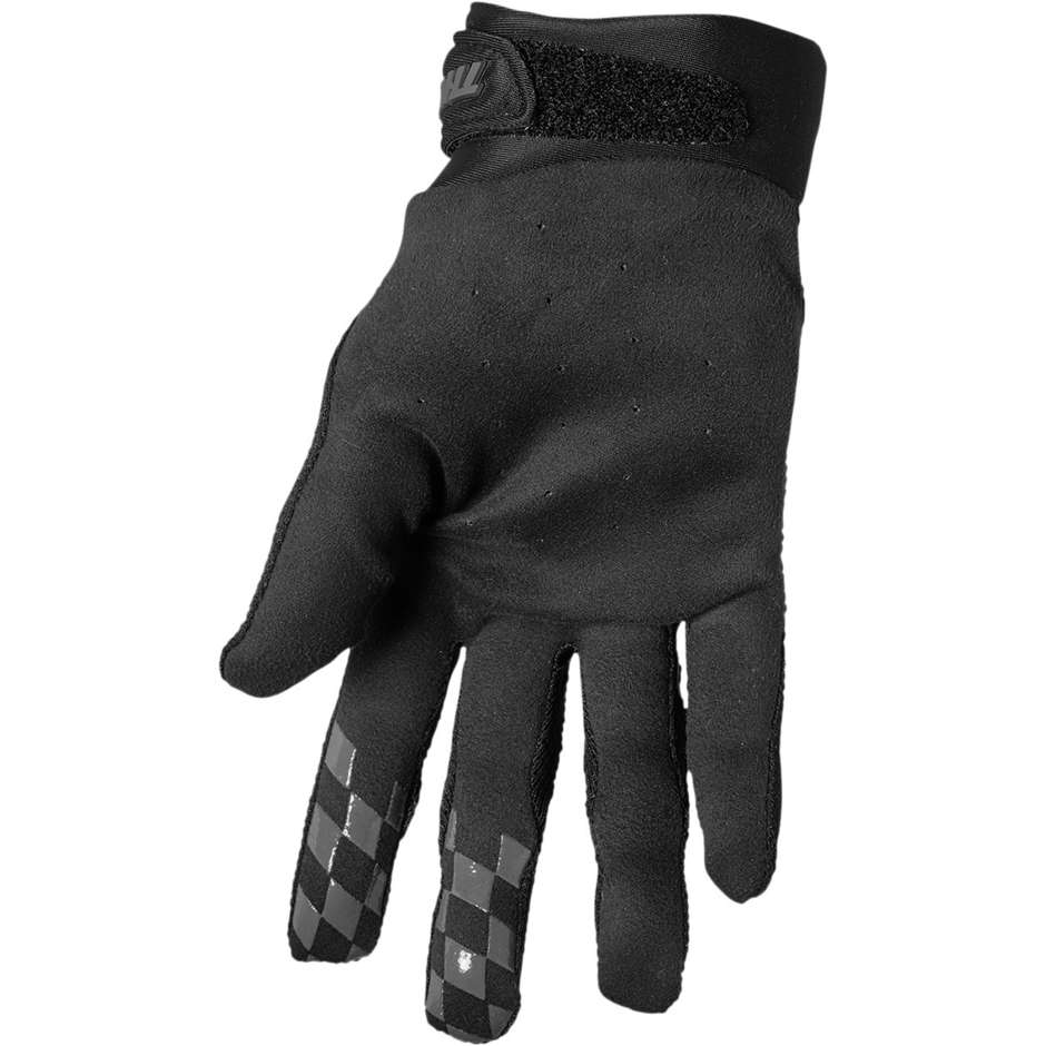 Thor Cross Enduro Motorcycle Gloves DRAFT Black Carbon