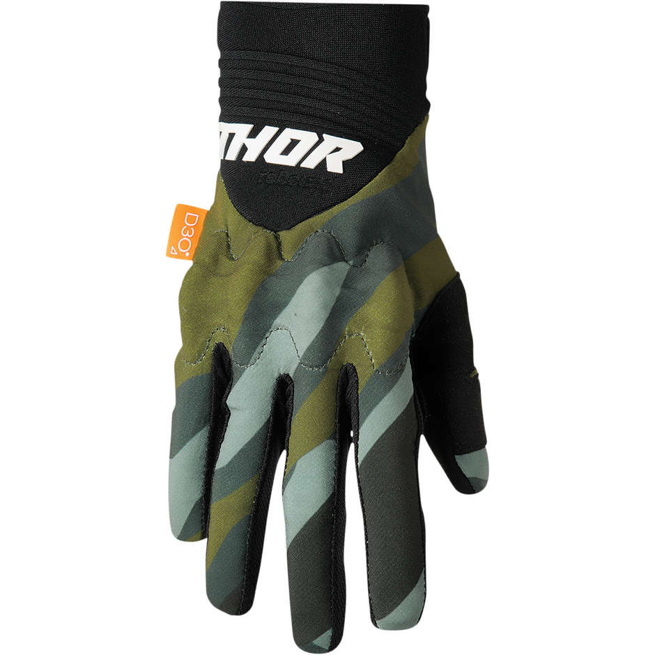 Thor Cross Enduro Motorcycle Gloves REBOUND Camouflage Black