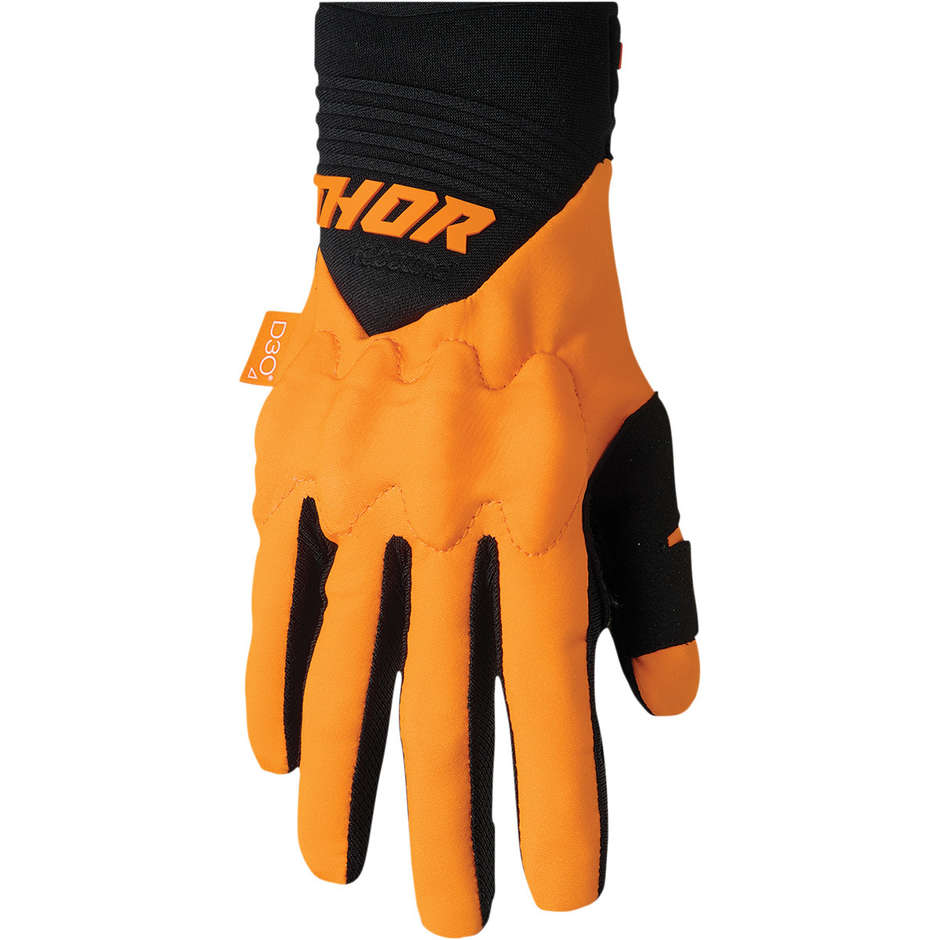 Thor Cross Enduro Motorcycle Gloves REBOUND Orange Black
