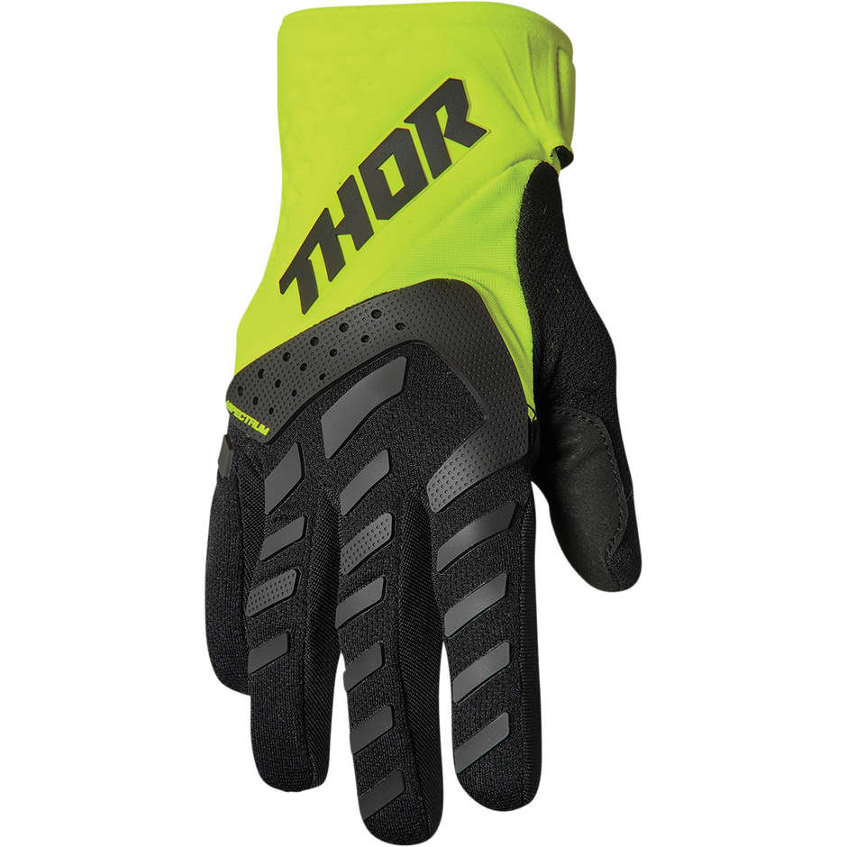 Thor Cross Enduro Motorcycle Gloves SPECTRUM Acid Black