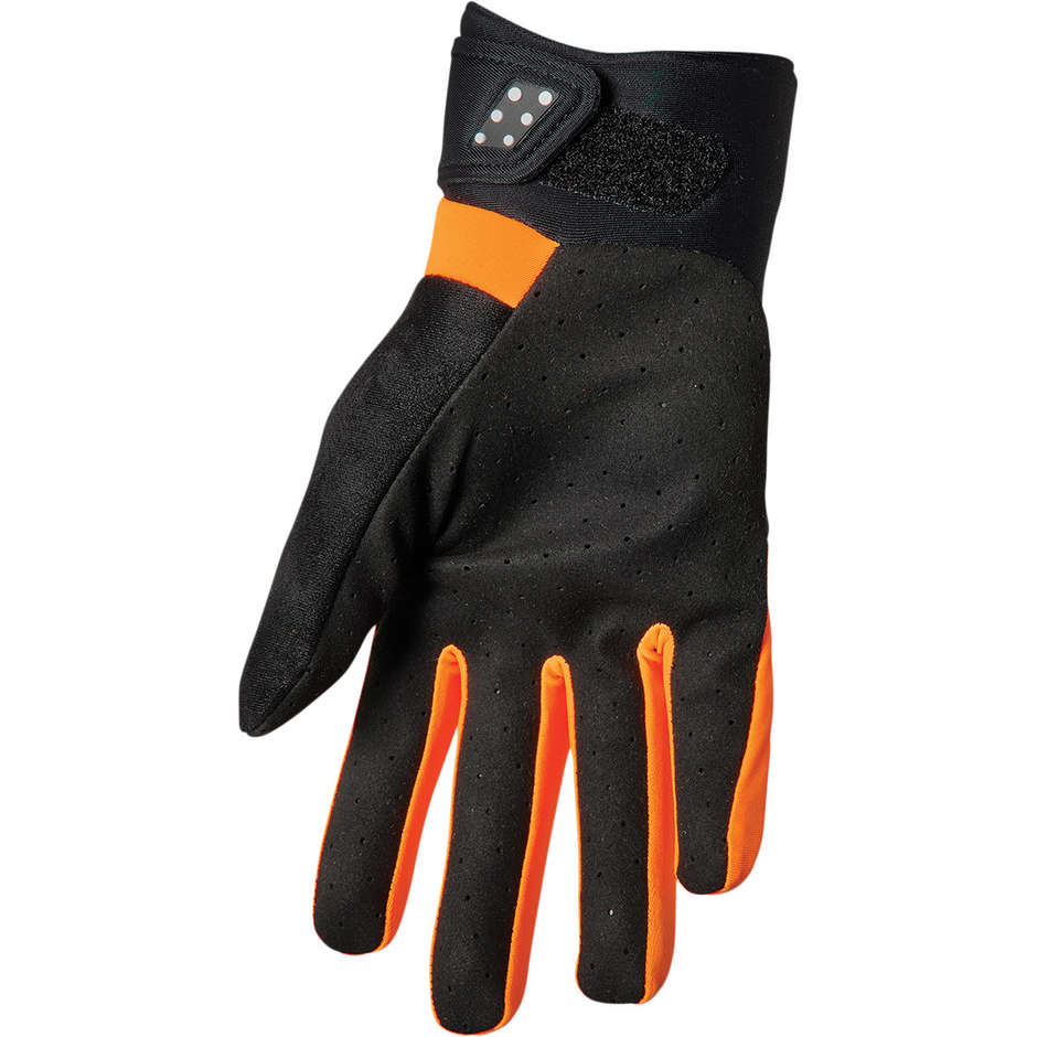 Thor Cross Enduro Motorcycle Gloves SPECTRUM COLD Orange Black