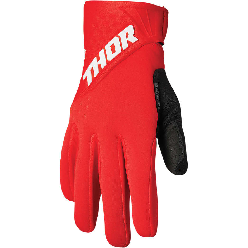 Thor Cross Enduro Motorcycle Gloves SPECTRUM COLD Red White