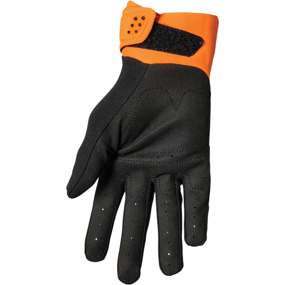 Thor Cross Enduro Motorcycle Gloves SPECTRUM Orange Black