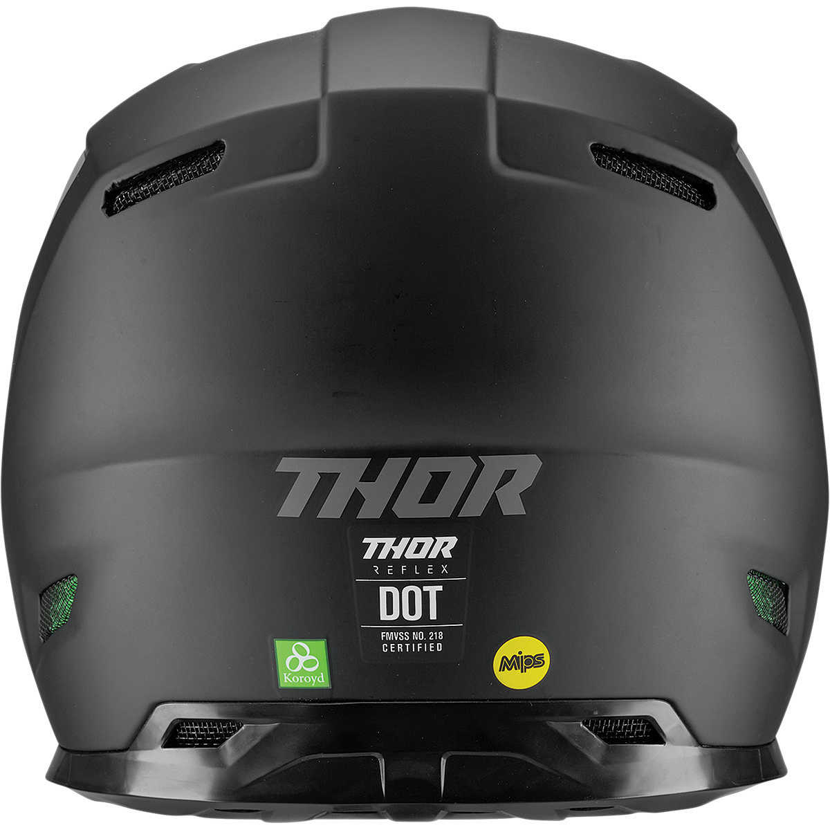Thor Cross Enduro Motorcycle Helmet REFLEX BlackOut Black For Sale