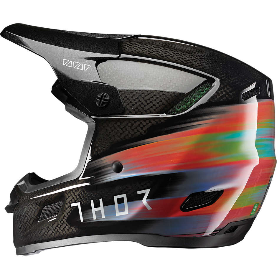 Thor Cross Enduro Motorcycle Helmet REFLEX THEORY Multi Carbon