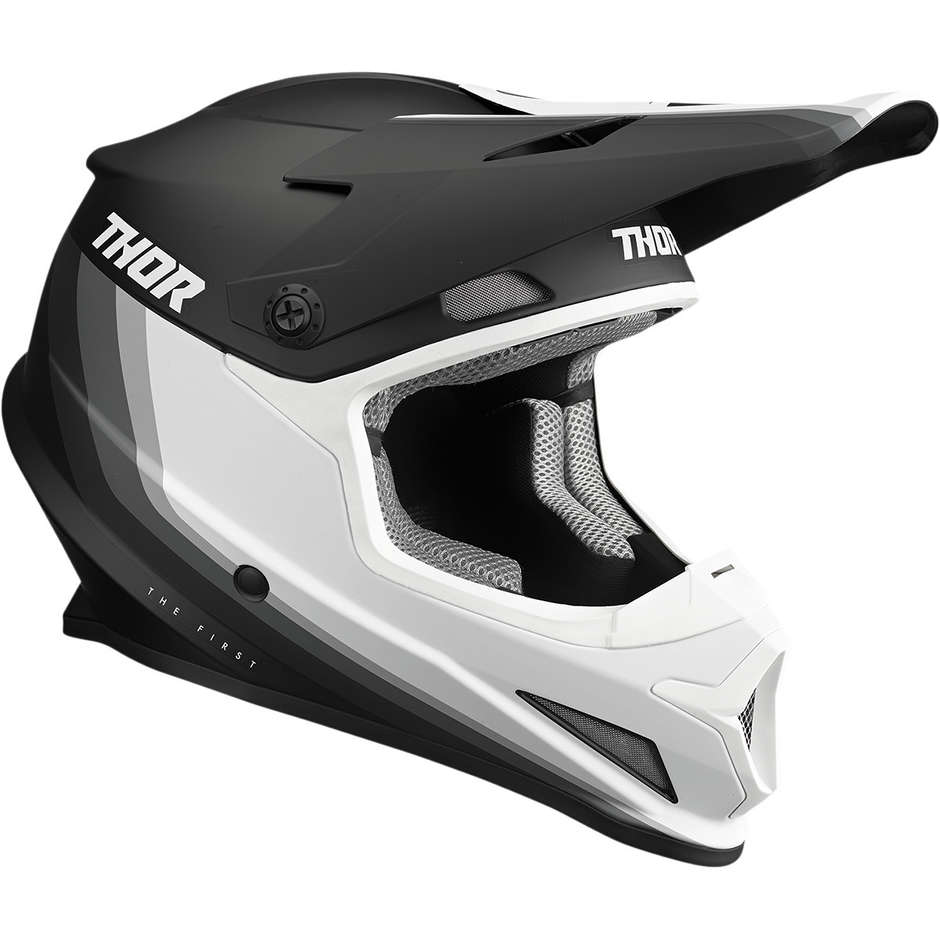 Thor Cross Enduro Motorcycle Helmet SECTOR MIPS RUNNER Black White