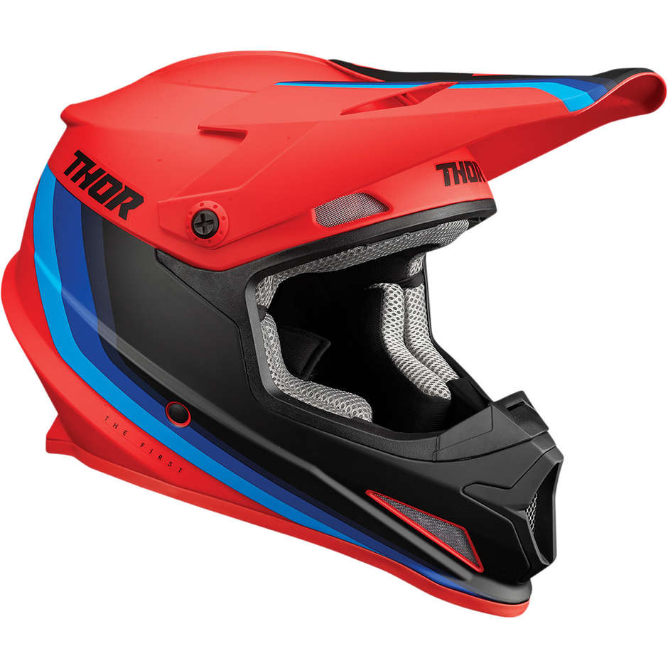 Thor Cross Enduro Motorcycle Helmet SECTOR MIPS RUNNER Red Blue