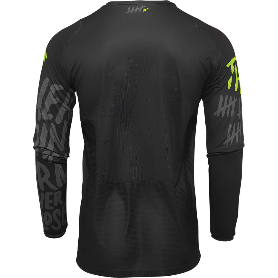 Thor Cross Enduro Motorcycle Jersey PULSE COUNTING SHEEP Acid Carbon
