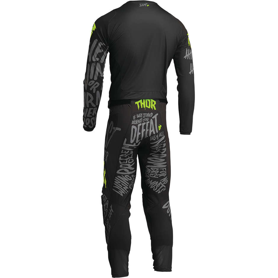 Thor Cross Enduro Motorcycle Jersey PULSE YOUTH COUNTING SHEEP Carbon Acid