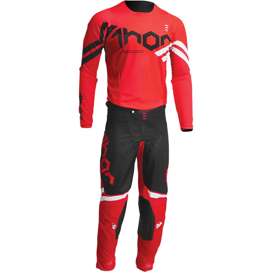 Thor Cross Enduro Motorcycle Jersey PULSE YOUTH CUBE Red White