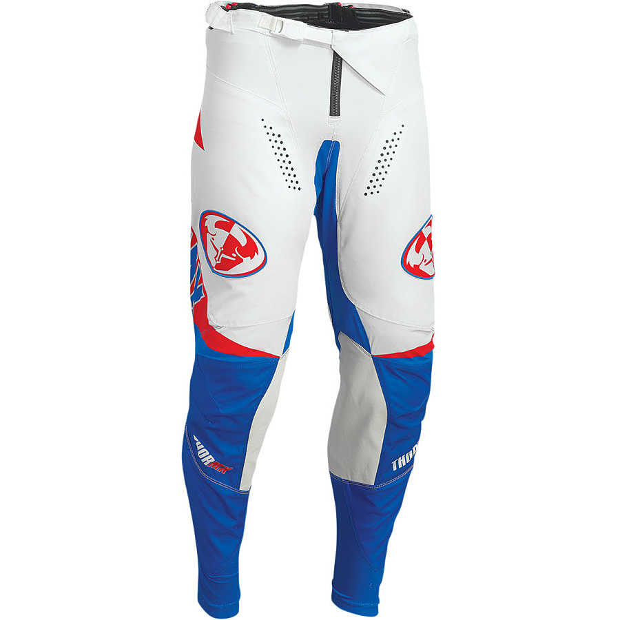 Thor Cross Enduro Motorcycle Pants PANT PULSE 04 LE Blue Red White For ...